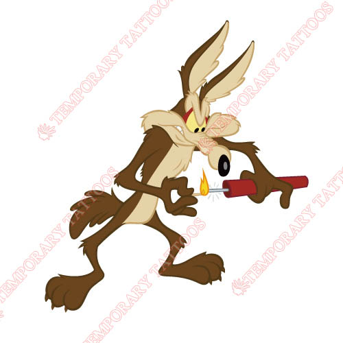 Wile E Coyote Customize Temporary Tattoos Stickers NO.726